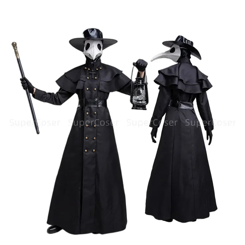 Costume docteur de la peste avec masque