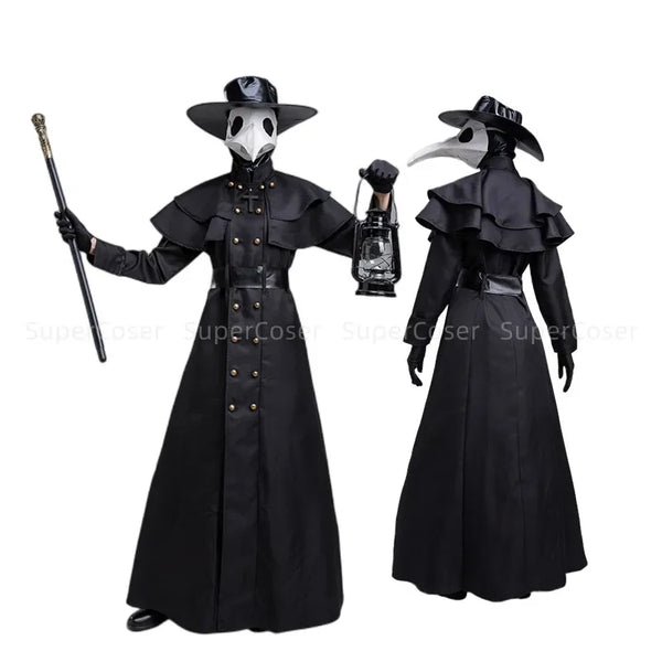 Costume docteur de la peste avec masque