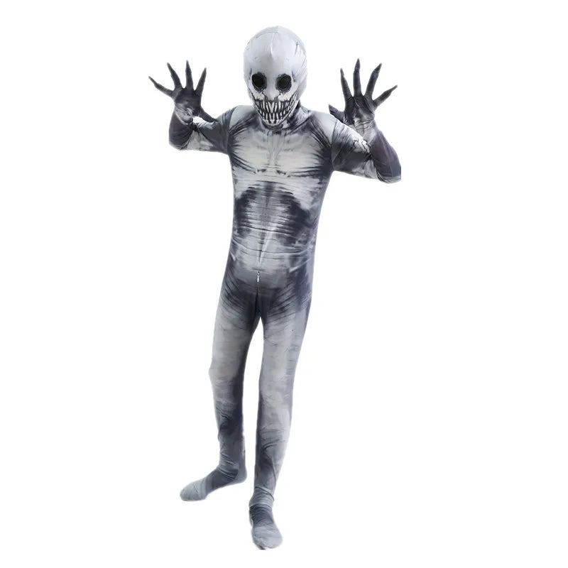 Combinaison squelette fantôme enfant