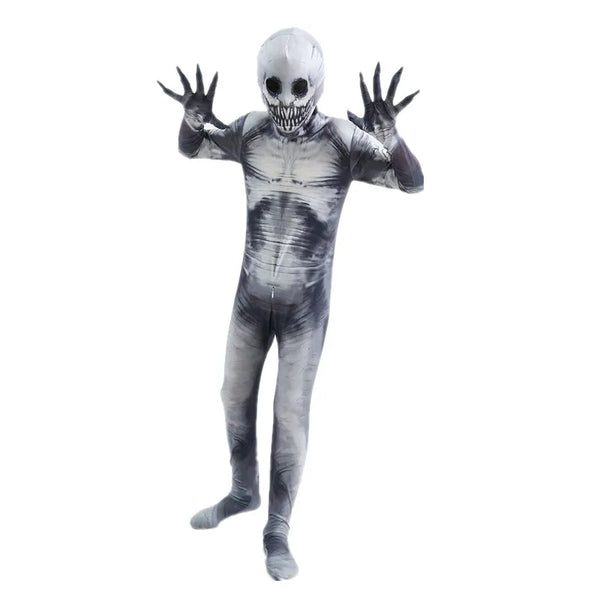 Combinaison squelette fantôme enfant