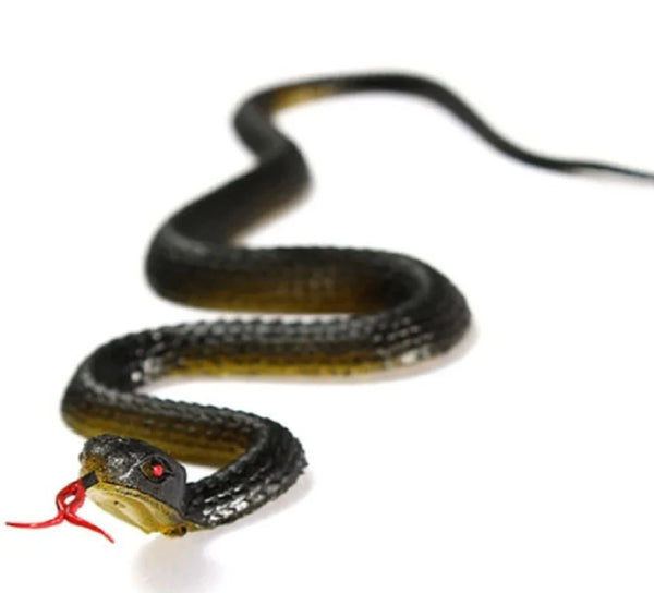 Faux serpent réaliste en caoutchouc 45 cm