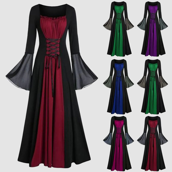 Robe vampire Renaissance femme, style médiéval