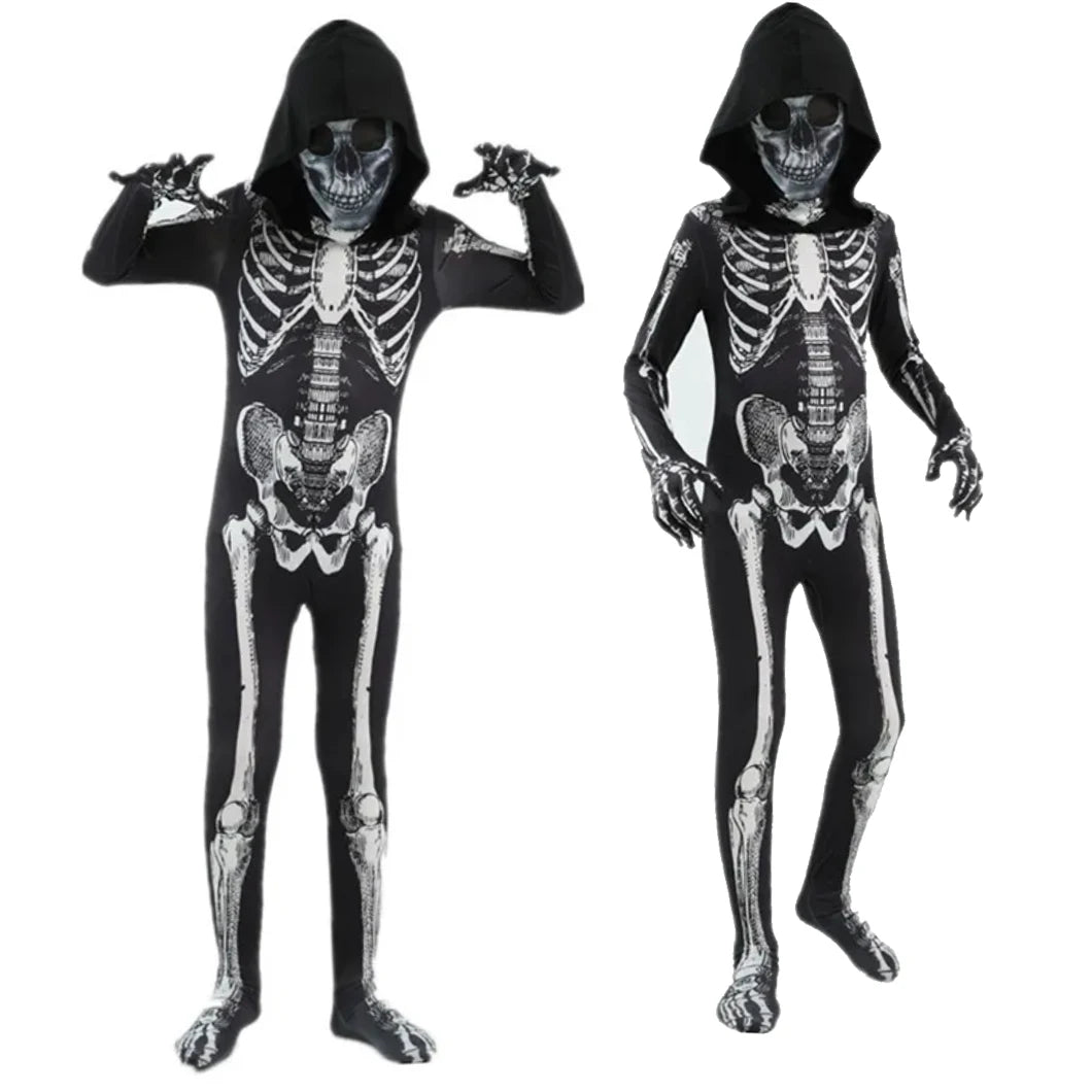 Costume faucheuse squelette à capuche