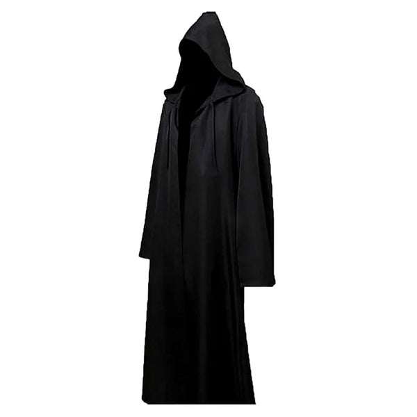 Robe noire à capuche de faucheuse